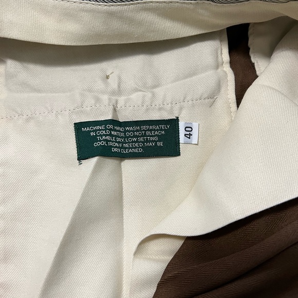 Dark khaki Berle pants 40 - Picture 7 of 11